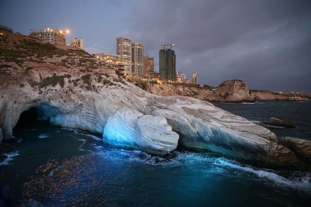 A corporate event at Sporting Club Beach, Ras Beirut