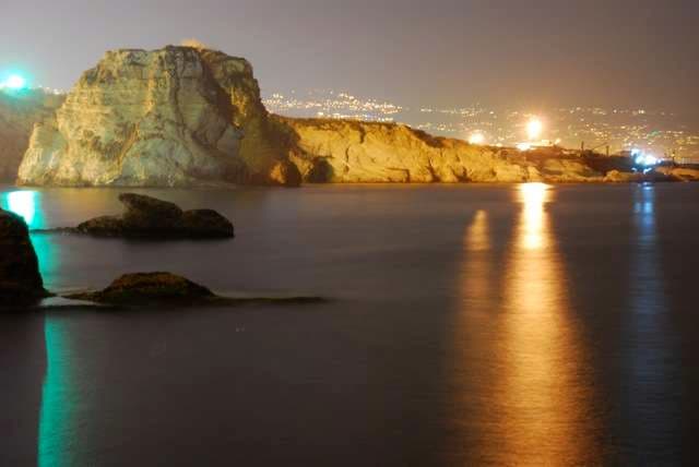 The shoreline and pools at Sporting Club Beach by the Mediterranean