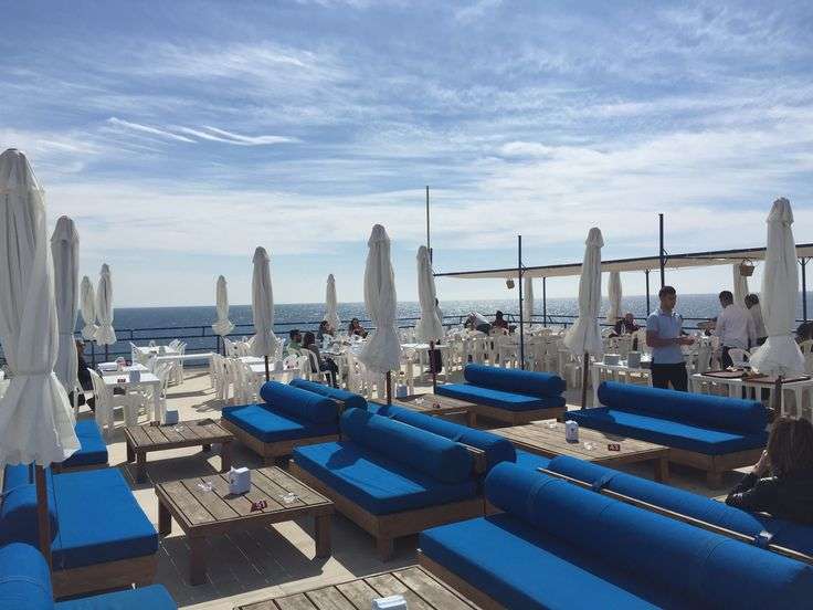 A corporate event at Sporting Club Beach, Ras Beirut