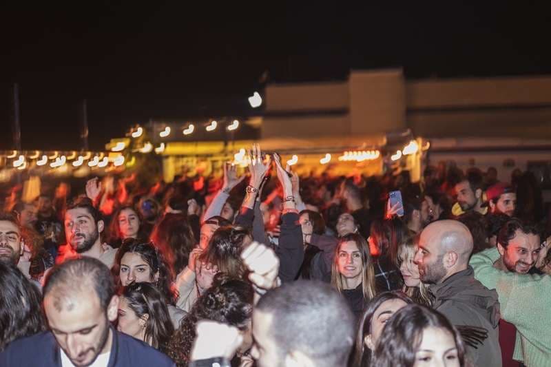 An evening at The Loft by Sporting — the night venue at Sporting Club Beach, Ras Beirut