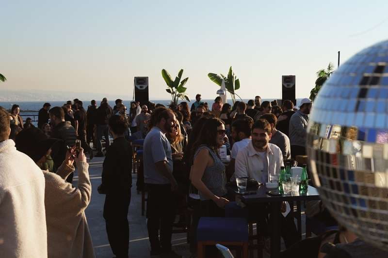 An evening at The Loft by Sporting — the night venue at Sporting Club Beach, Ras Beirut