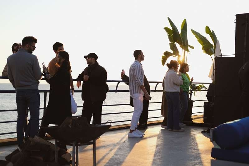 An evening at The Loft by Sporting — the night venue at Sporting Club Beach, Ras Beirut