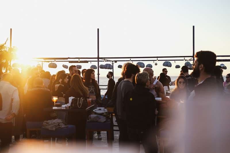An evening at The Loft by Sporting — the night venue at Sporting Club Beach, Ras Beirut