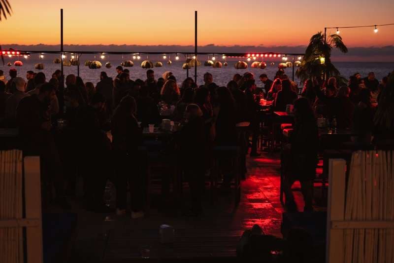 An evening at The Loft by Sporting — the night venue at Sporting Club Beach, Ras Beirut