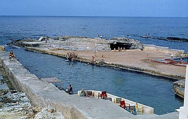 Sporting Club Beach, 1956 — an archive photograph