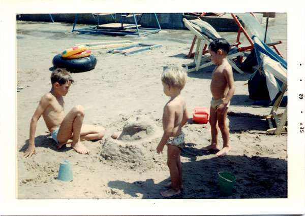An archive scene at Sporting Club Beach