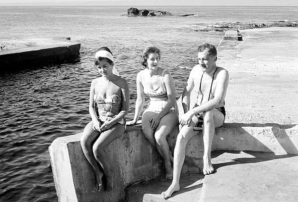 Sporting Club Beach, 1963 — an archive photograph