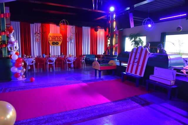 A children's birthday at The Loft, Sporting Club Beach