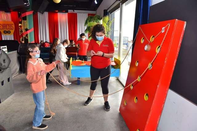 A children's birthday at The Loft, Sporting Club Beach