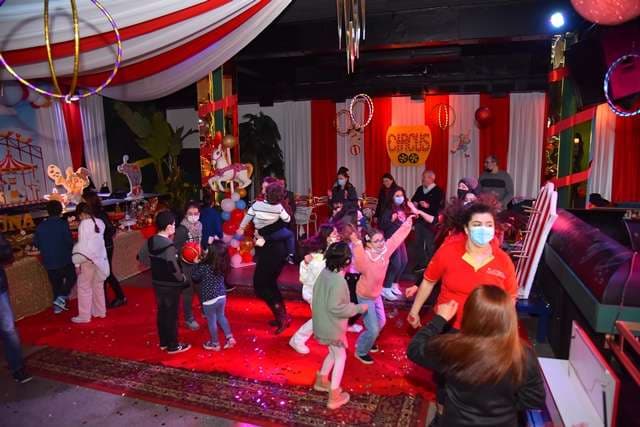 A children's birthday at The Loft, Sporting Club Beach