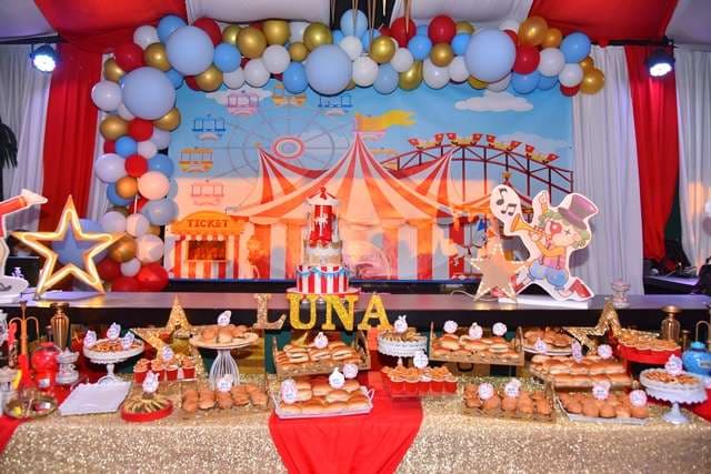 A children's birthday at The Loft, Sporting Club Beach