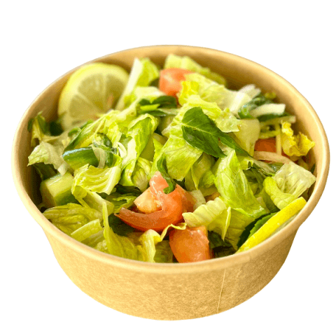 Arabic salad at Sporting Club Beach