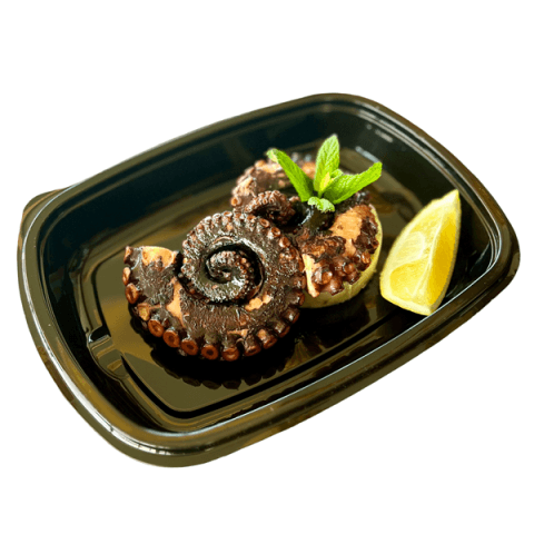 Grilled octopus from Feluka Express, Sporting Club Beach
