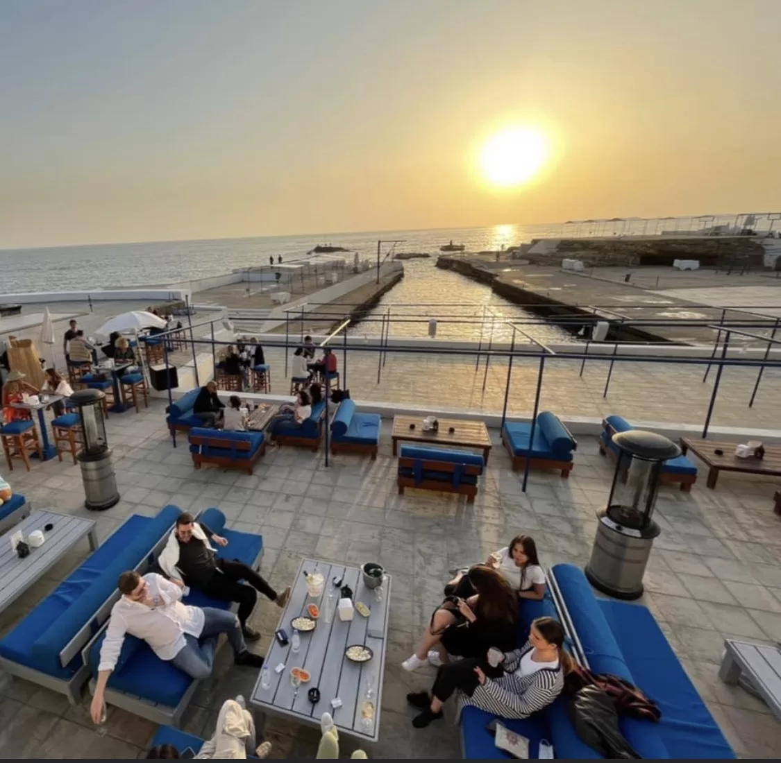 Sunset Bar at Sporting Club Beach, Ras Beirut