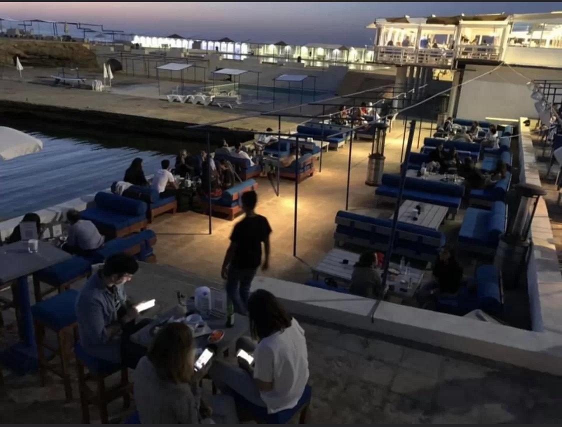 Sunset Bar at Sporting Club Beach, Ras Beirut