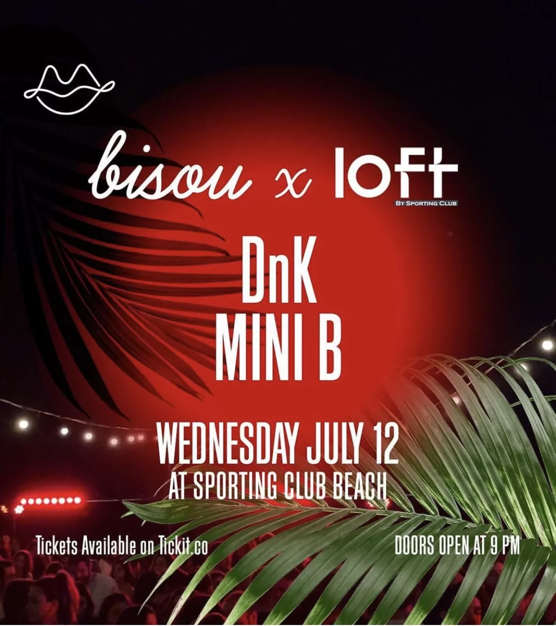 An evening at The Loft by Sporting, Sporting Club Beach