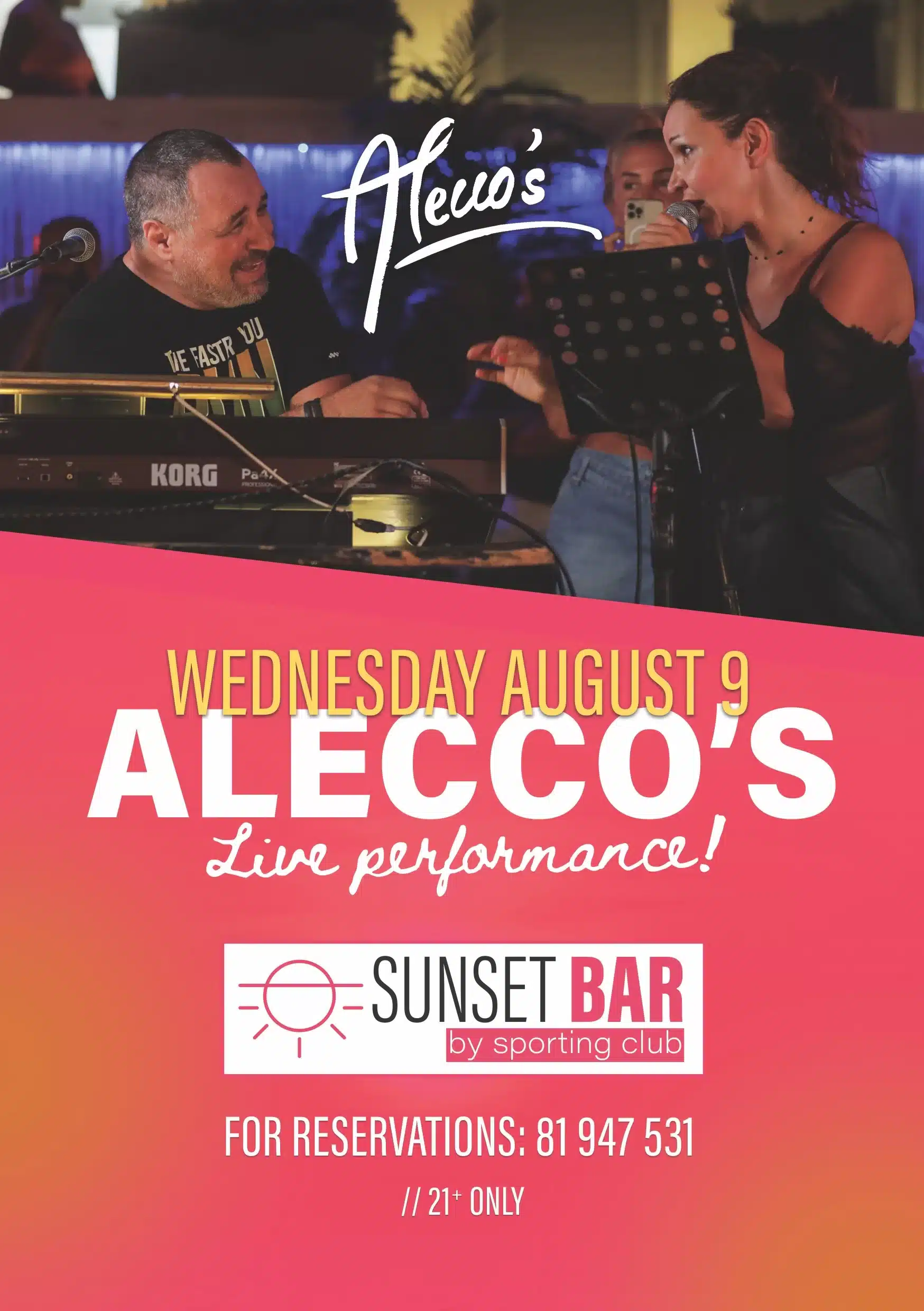 Sunset Bar at Sporting Club Beach, Ras Beirut