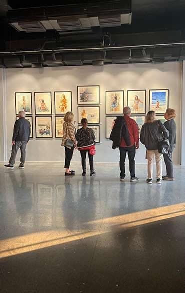 An art exhibition at The Loft by Sporting
